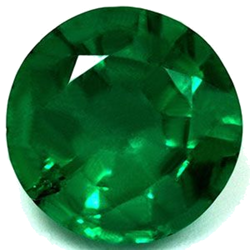 1.68 carat GREEN Round Smaragdas (1)
