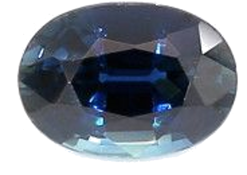 1.13 carat BLUE BRILLIANTSTEP cut Oval Safyras (1)
