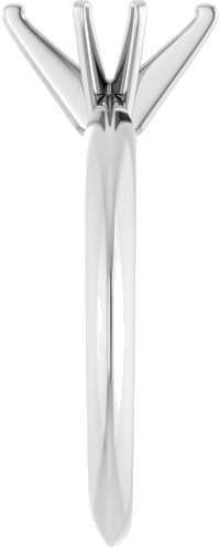 14K White Marquise 6-Prong Light Solitaire Engagement Ring Mounting (4)