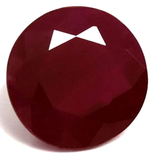2.11 carat RED Round Rubinas (1)