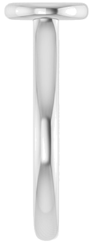Sužadėtuvių Žiedas „Bezel-Set Solitaire“ 585 Baltojo Aukso Round 6.5mm (4)