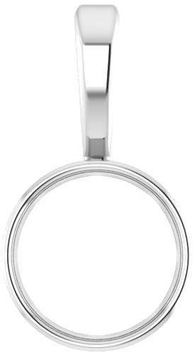 Pakabukas „Bezel-Set Solitaire“ 925 Sidabro Round 5mm (1)