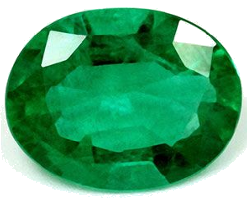 1.55 carat GREEN Oval Smaragdas (1)