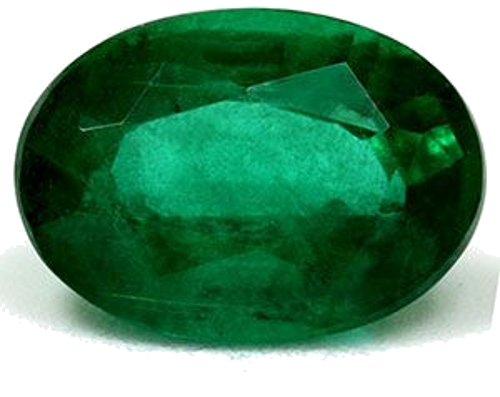 1.5 carat GREEN Oval Smaragdas (1)