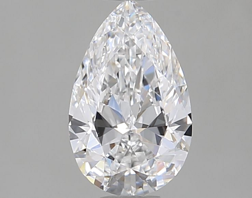 0.51 carat D-VS1 Natūralus Pear Deimantas (1)