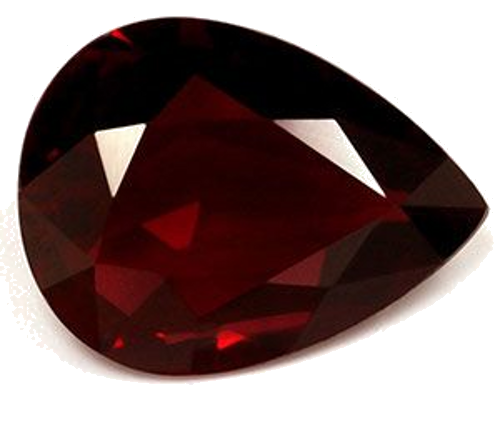 3.02 carat RED Pear Rubinas (1)