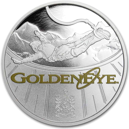 1 oz James Bond Golden Eye 2020 Australia PROOF Silver Coin (1)