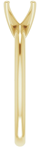 Sužadėtuvių Žiedas „Solitaire“ 585 Geltonojo Aukso Oval 7mm x 5mm (4)