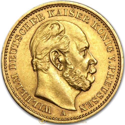 20 Marks gold coin Wilhelm I (1871-1888), German Empire (1)