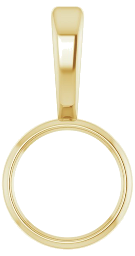 Pakabukas „Bezel-Set Solitaire“ 585 Geltonojo Aukso Round 4.5mm (1)