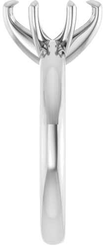 14K White 9x4.5 mm Marquise Solitaire Engagement Ring Mounting (4)