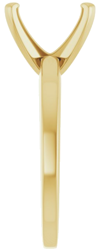 Sužadėtuvių Žiedas „Solitaire“ 585 Geltonojo Aukso Emerald 9mm x 7mm (4)