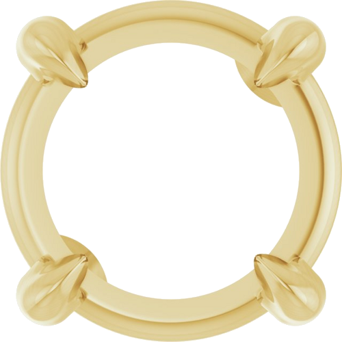 14K Yellow 5 mm Round Pendant Mounting (1)