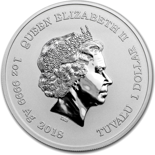 2018 Deadpool Tuvalu 1 dolerio 1 oz sidabrinė moneta (2)