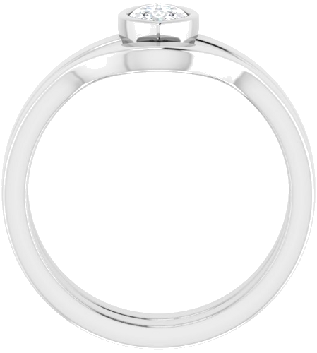 Sterling Silver 8x4 mm Marquise Solitaire Engagement Ring Mounting (7)