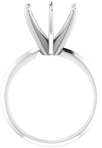 Sužadėtuvių Žiedas „Light Solitaire“ 585 Baltojo Aukso Round 10.2mm x 10.6mm (2)