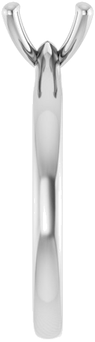 Sužadėtuvių Žiedas „Solitaire“ 585 Baltojo Aukso Round 7.4mm (4)