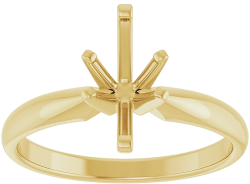 14K Yellow 9.5x5 mm Marquise Solitaire Engagement Ring Mounting (3)