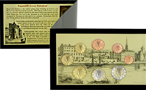 2004 Ireland BU Euro Coin set (2)