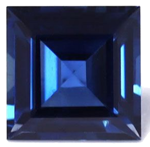 2.07 carat BLUE Square Safyras (1)