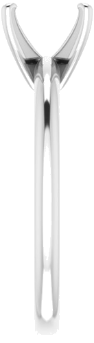 Sužadėtuvių Žiedas „Solitaire“ 585 Baltojo Aukso Square 5.5mm (4)