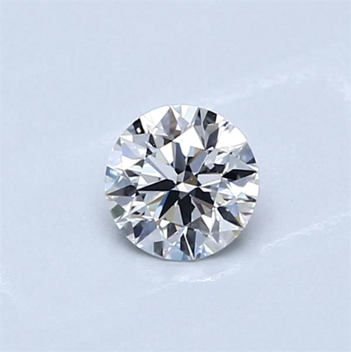 0.42 carat F-VVS1 Excellent cut Natūralus Round Deimantas (1)