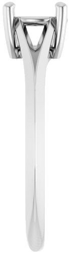 Sužadėtuvių Žiedas „Solitaire“ 585 Baltojo Aukso Round 6.5mm (4)