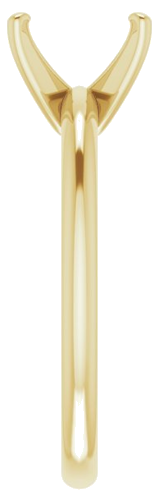 Sužadėtuvių Žiedas „Solitaire“ 585 Geltonojo Aukso Emerald 7mm x 5mm (4)