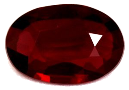 0.9 carat RED Oval Rubinas (1)