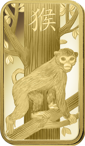 5 гр. Инвестиционно златно кюлче Година на маймуната PAMP (1)