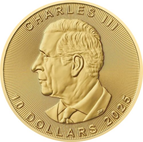 1/4 oz Кленовый лист 2025 Канада Золотая монета (2)