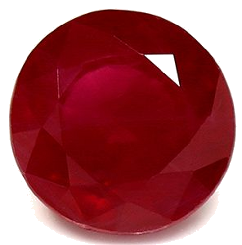 1.27 carat RED Round Rubinas (1)