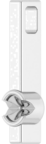 14K White 3 mm Round Solitaire Bar Pendant Mounting (2)