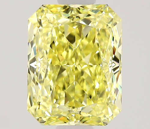 1.02 carat Fancy Intense Yellow-VVS2 Natūralus Radiant Deimantas (1)