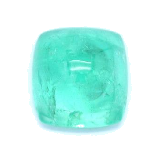 4.61 carat GREEN CABOCHON cut Other Smaragdas (1)