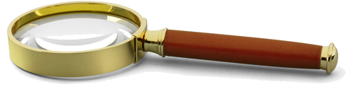 Padidinimo stiklas su raudonmedžio rankenėle 3x (4)