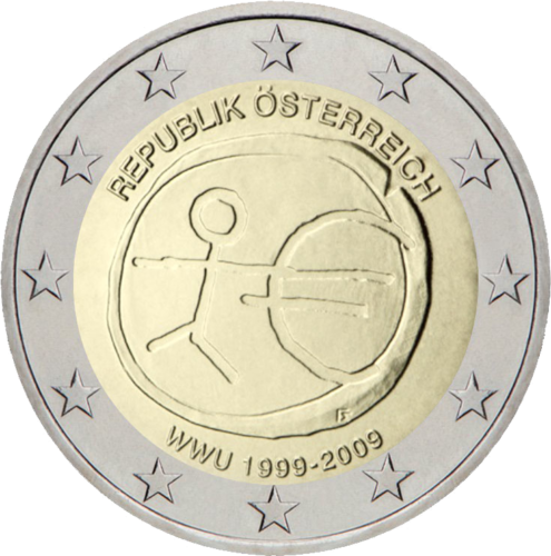 2009 Austria EMU 2 euro coin (1)