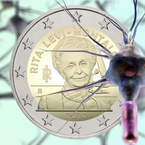 2024 Италия Рита Леви-Монтальчини монета 2 евро (2)
