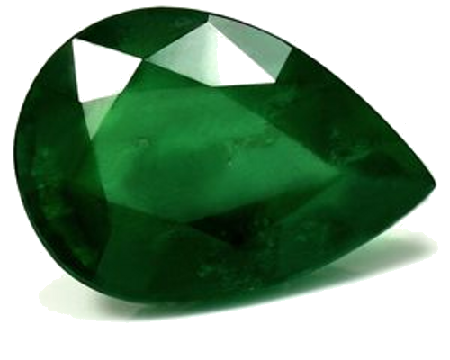 2.99 carat GREEN Pear Smaragdas (1)