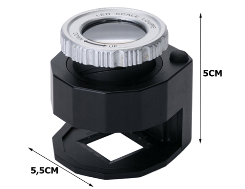 Magnifying Glass with Lighting and 30× Perforation (3)