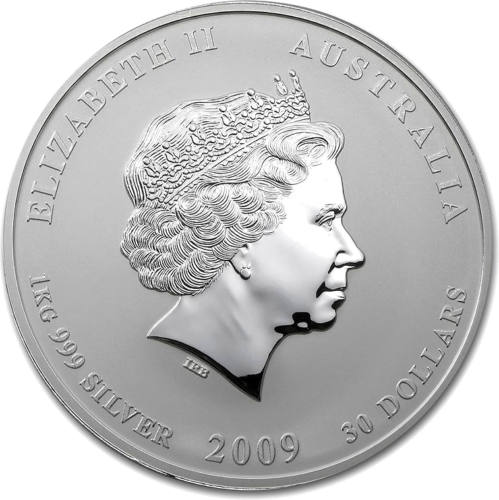 1 kg Year of the Ox 2009 (Lunar II) Australia silver coin (2)