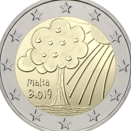2019 Malta Nature and Environment 2 euro coin (2)