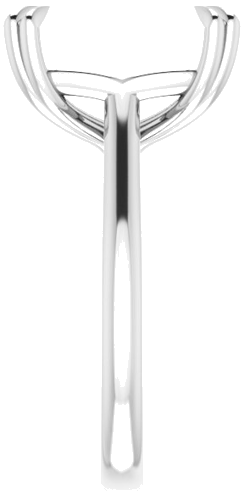 Sužadėtuvių Žiedas „Solitaire“ 950 Platinos Emerald 12mm x 10mm (4)