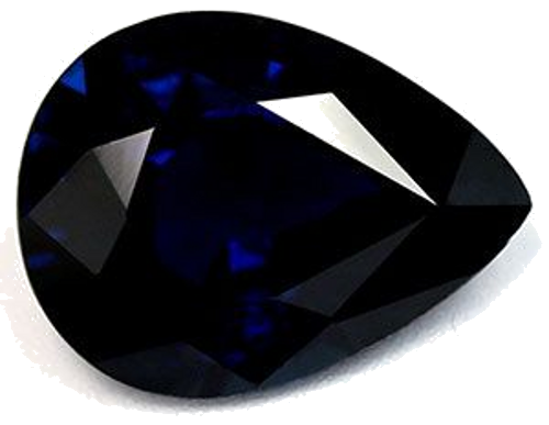 3.8 carat BLUE Pear Safyras (1)
