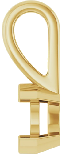 14K Yellow 5x3 mm Marquise Pendant Mounting (3)