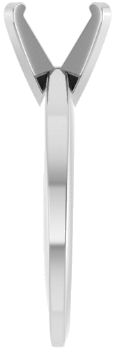 Sužadėtuvių Žiedas „Solitaire“ 585 Baltojo Aukso Round 8mm (4)