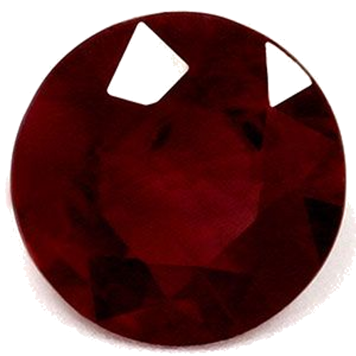 0.93 carat RED Round Rubinas (1)