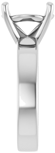 Sužadėtuvių Žiedas „Solitaire“ 950 Platinos Round 11mm (4)