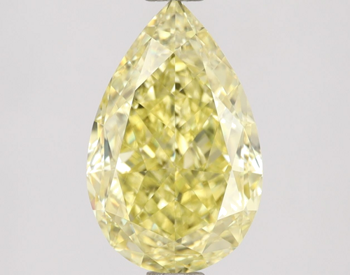 2.02 carat Fancy Intense Yellow-VVS1 Natūralus Pear Deimantas (1)