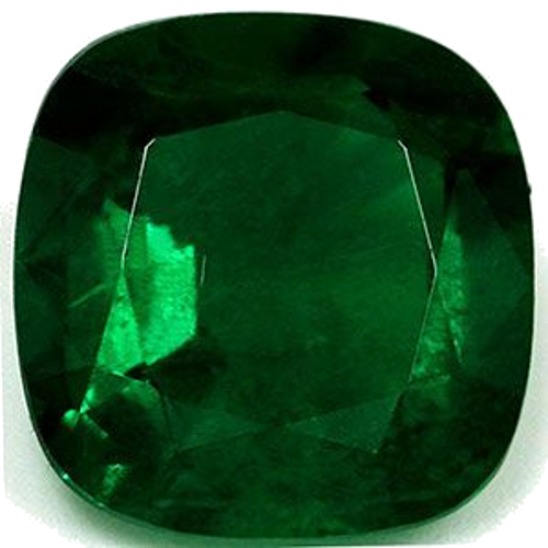 1.83 carat GREEN Cushion Smaragdas (1)